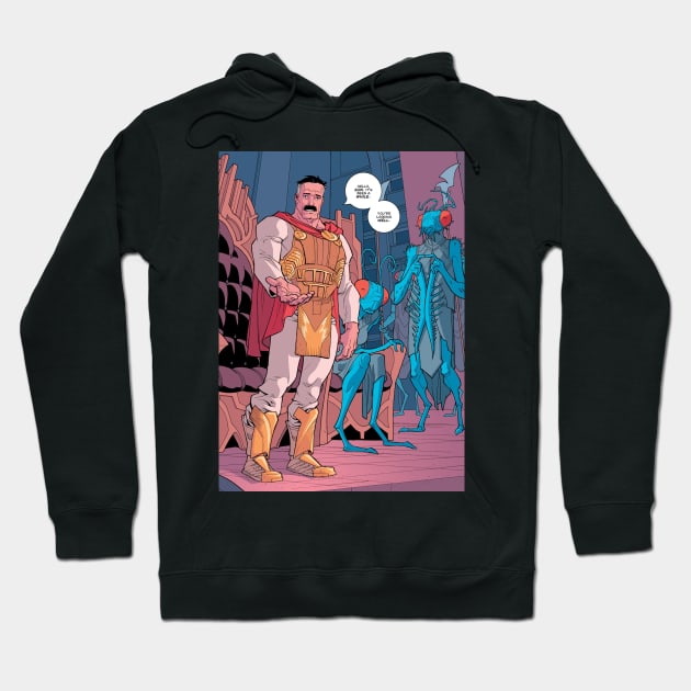 omniman viltrumite Hoodie by super villain